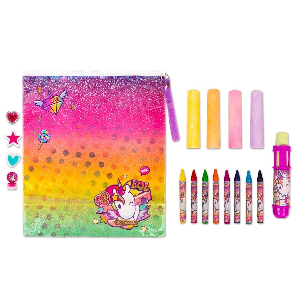 Set de arte Joyway en estuche de Aluminio Diseño Unicornio