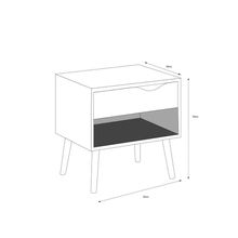 Buró Alterego Oslo Blanco con Madera