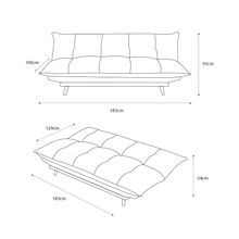 Sofá Cama Alterego Cosy Gris