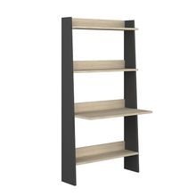 Librero Alterego Scrip Gris con Madera