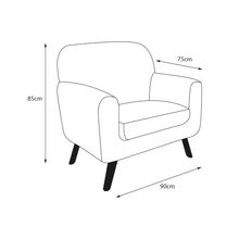 Sillón Alterego Grimaldi Azul Marino