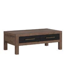 Mesa de Centro Alterego Balin Nogal con Negro