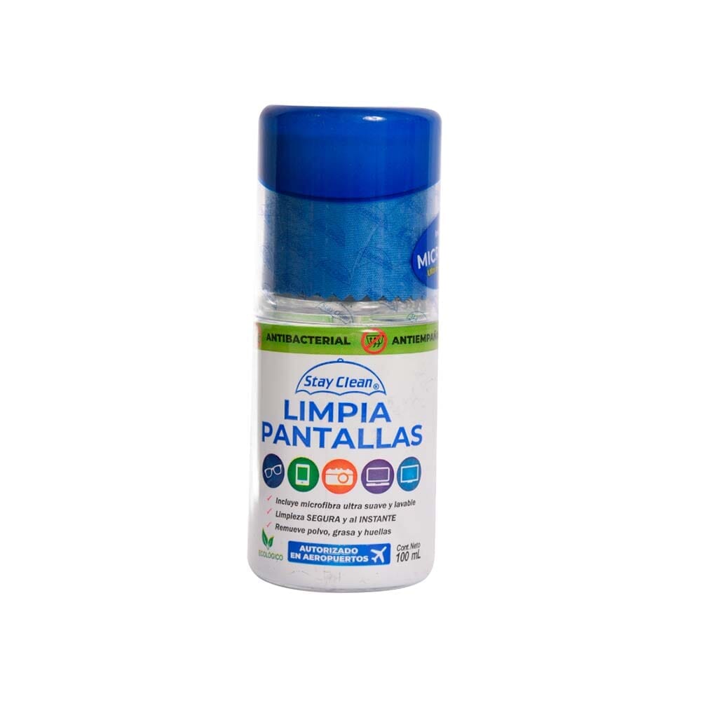 Limpia Pantallas Stay Clean con Microfibra 100 ml