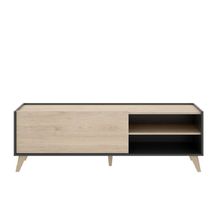 Mesa para TV Alterego Ness Madera con Gris Oscuro