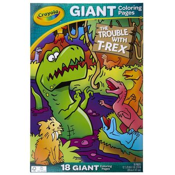 Libro para Colorear Crayola Gigante T-Rex