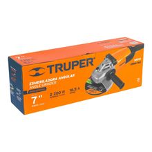 Esmeriladora Angular Profesional Truper 7" 2200W 8500 RPM 14012