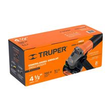 Esmeriladora Angular Profesional Truper 4 1/2" 700W 11000 RPM 14013