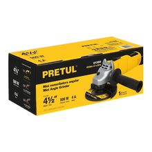 Esmeriladora Angular Pretul 4 1/2" 500W 11000 RPM 21355