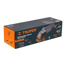 Esmeriladora Angular Industrial Truper 4 1/2 950W 11000 RPM 12872