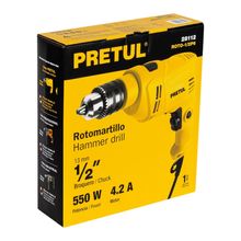 Rotomartillo Pretul 1/2" 550W 3000 RPM 28112