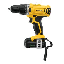 Taladro Inalámbrico Pretul 1/2" 20V más 5 Puntas 26118