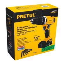 Rotomartillo Inalámbrico 1/2"  20V 1500 RPM 26117
