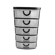 Mini Cajonera OfficeMax para Escritorio 5 Niveles Negro