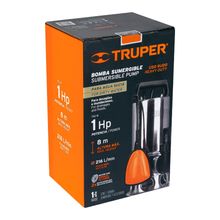 Bomba Sumergible Truper Metálica para Agua Sucia 1 HP