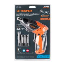 Destornillador Inalámbrico Truper 1/4" 3.6V 2 Posiciones