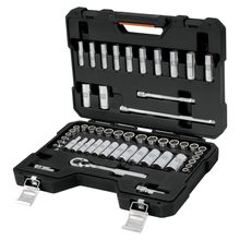Juego de 53 Herramientas Cuadro 3/8' Milimétricas Truper