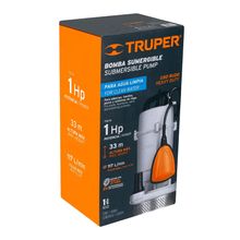 Bomba Sumergible Truper Metálica para Agua Limpia 1 HP