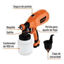Pistola para Pintar Eléctrica de 330W Truper