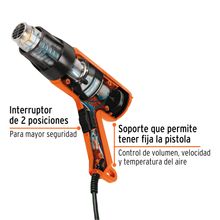 Pistola de Calor 1500W Profesional Truper