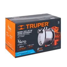 Bomba Eléctrica para Agua Truper Jet Acero Inoxidable 3/4 HP