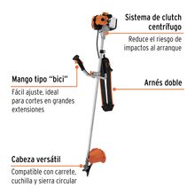 Desmalezadora a Gasolina Truper 52 cc 18' Mango Bici