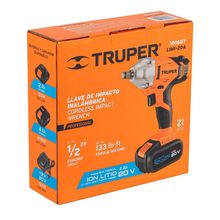 Llave de Impacto Inalámbrica 1/2' 20 V Profesional Truper