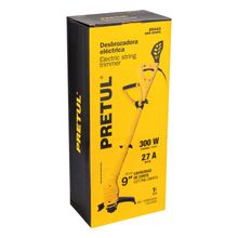 Desbrozadora Eléctrica Pretul 300 W 9' Mango D