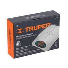 Báscula Digital Truper Plato de Vidrio 5 kg