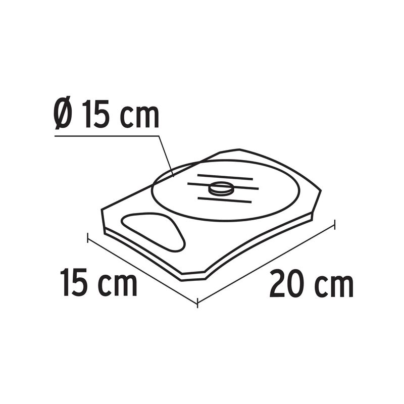 Báscula Digital Truper Plato de Vidrio 5 kg