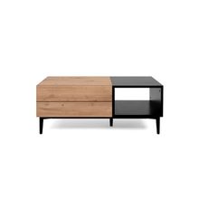 Mesa de Centro Alterego Nola Madera con Negro