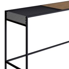 Consola Alterego Bezen Negro con Madera