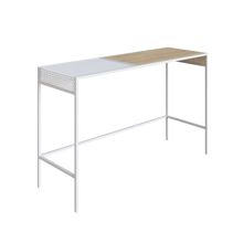 Consola Alterego Bezen Blanco con Madera