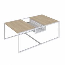 Mesa de Centro Alterego Noemi Blanco con Madera