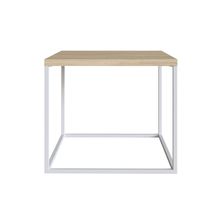 Set de Mesas de Centro Alterego Fabian Blanco con Madera