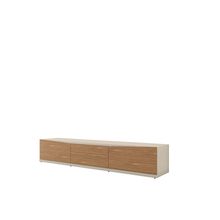Mesa Para Tv Alterego Eros Beige con Nogal