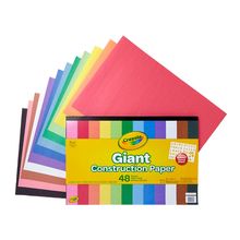 Papel Construcción Crayola Gigante Multicolor 48 hojas