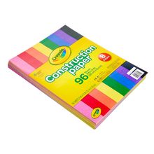 Papel Construcción Crayola Multicolor 96 hojas