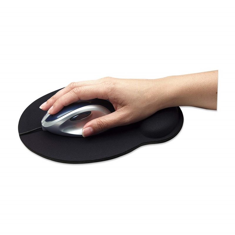 Mouse Pad Manhattan Gel Negro Mouse Pad OfficeMax