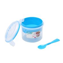 Hermético Redondo con Charola Lukko 500ml Varios Colores 1pza