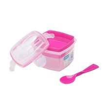 Hermético Cuadrado con Charola Lukko 300ml Varios Colores 1pza