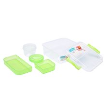 Hermético Rectangular con Contenedor Lukko 1.3L Varios Colores 1pza