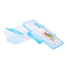 Hermético Rectangular Lukko 3 Divisiones 450ml Varios Colores 1pza