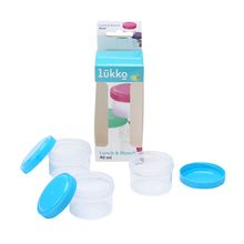 Juego de 3 Herméticos Redondos Lukko 40ml Varios Colores 1pza