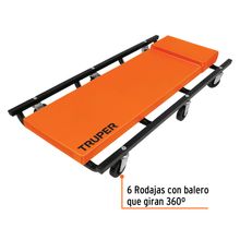 Cama de Acero 36' para Mecánico Truper