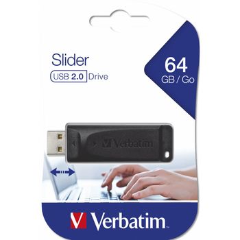 Memoria USB Verbatim Slider 64GB