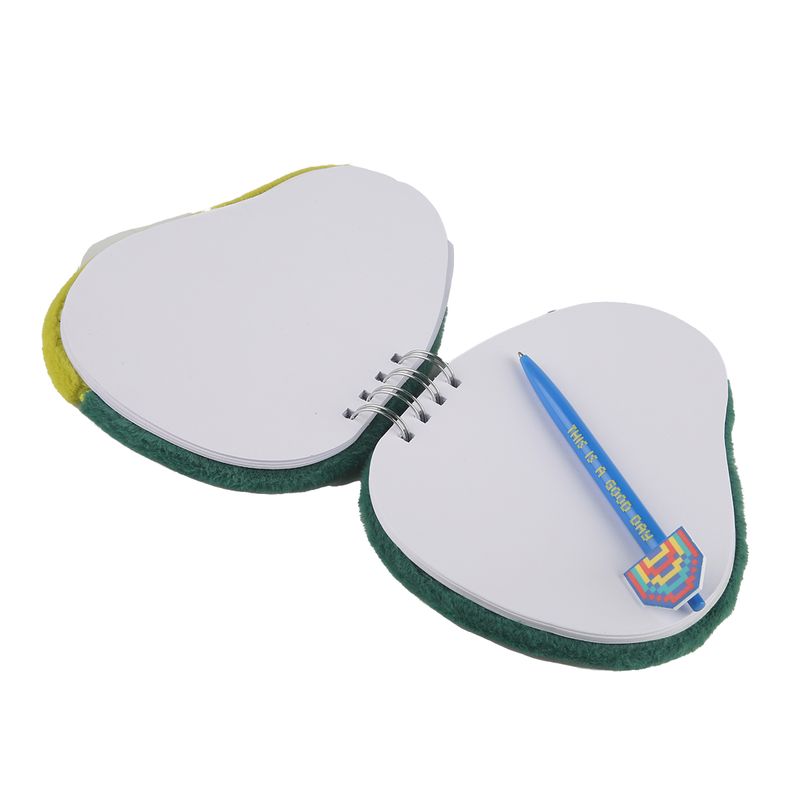 Libreta de Peluche Hojas Blancas Stuk Aguacate 80 hojas Libretas