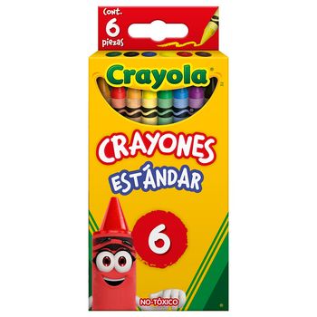 Crayones Crayola Estándar 6 piezas