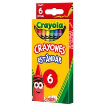 Crayones Crayola Estándar 6 piezas