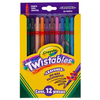 Crayones Crayola Twistables 12 piezas