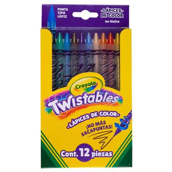 Lápices de Colores Crayola Twistables 12 piezas